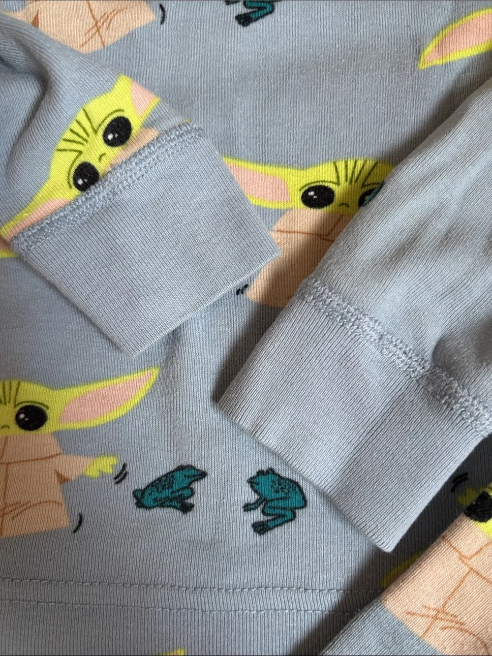 Hanna Andersson Star Wars Mandalorian Grogu Organic Cotton Pajama Set Sz 8 / 130